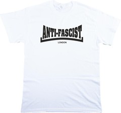 Anti Fascist Protest T-Shirt – Political, Custom Print, Various Colours, S-XXL