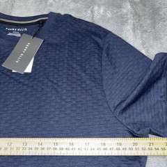 Perry Ellis T-Shirt Men’s Medium M Short Sleeve Crew Neck NWT Sapphire Blue