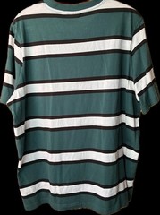 PUMA SPORTS CLUB Classic Men’s Green & White Striped Crew Neck