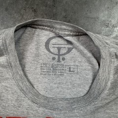 ET Surf T Shirt Youth Large Gray Grunge Punk Beach Preowned