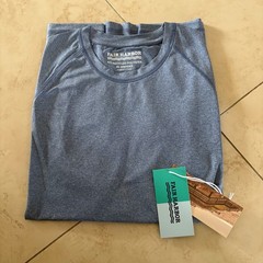 Fair Harbor Breezeknit Tee Shirt Heather Navy – Men’s Sz Medium M