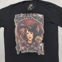 Hollywood Psycho Shirt Men Medium Scary Movie Horror Flick Scream TriBlend Adult