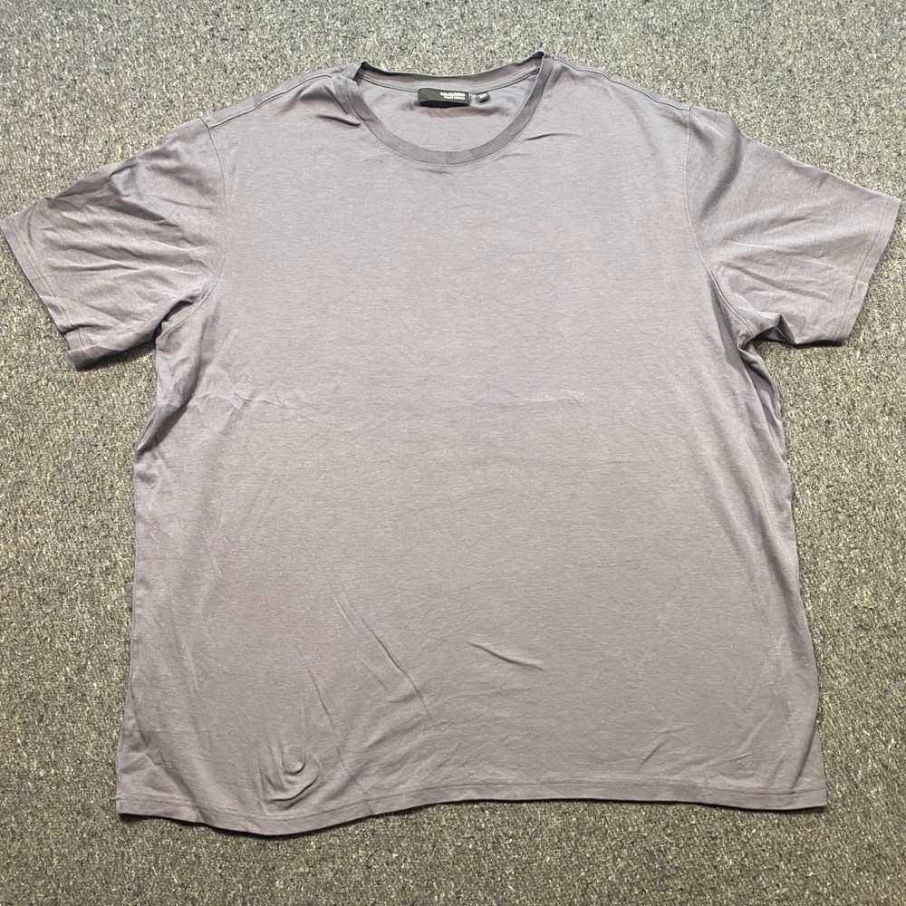 Murano Liquid Luxury TShirt Sz 2XT Mens Gray Premium Minimalist Short Sleeve Tee