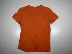 American Eagle Outfitters T Shirt Men Large Orange Athletic Fit Casual Everyday