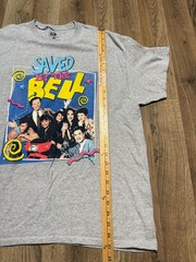 Saved by The Bell Shirt, Men’s Size XL, Gray, Graphic Print, Crewneck