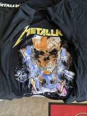 Lot of 5 Metallica T-Shirts Sizes Small, Medium, Large