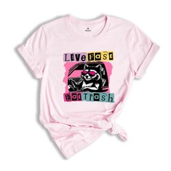 Live Fast Eat Trash Shirt, Trash Panda Funny Tee, Panda Shirt, Meme T-Shirt, Fun