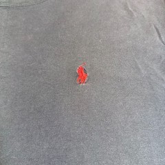 Polo Ralph Lauren Men Classic Fit Black Short Sleeve T-Shirt w Red Pony Logo S
