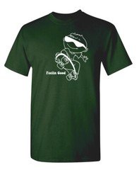 Feelin Good Skater Sarcastic Humor Graphic Novelty Funny T Shirt