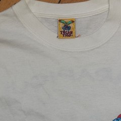 VTG Pura Vida Tucan Tico Costa Rica White T Shirt Sarapiqui Crew Neck Men Sz L