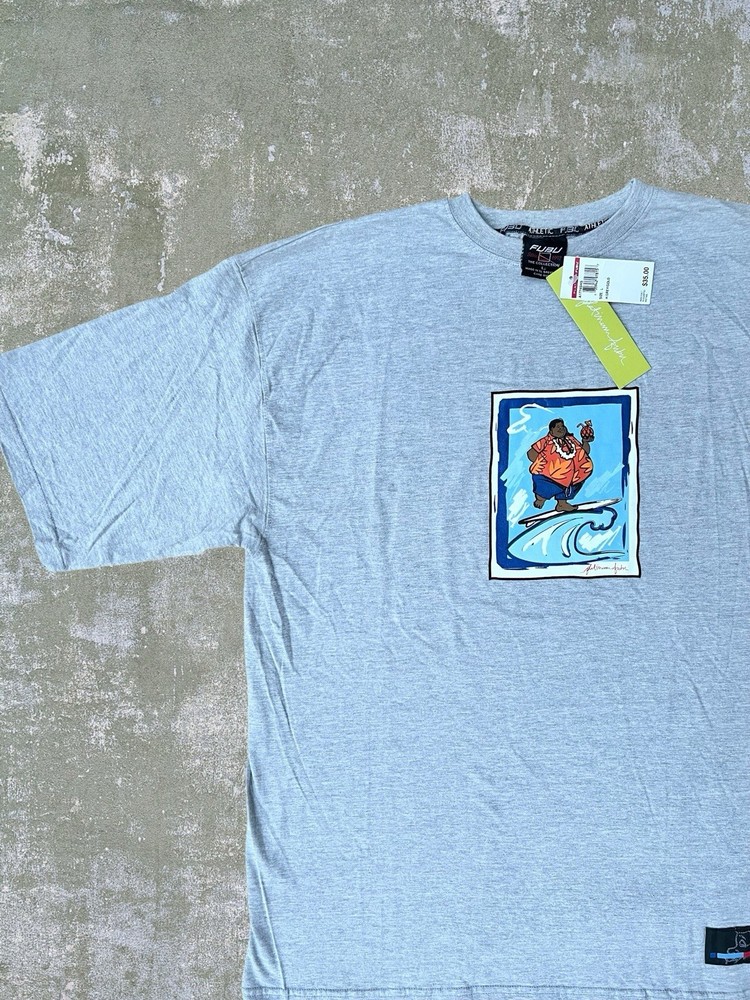Y2K Platinum FUBU Vintage Surf Fat Albert Tee T-shirt (L) (NWT)