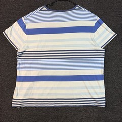 Polo Ralph Lauren Men’s XXL Blue White Striped Classic Fit Short Sleeve T-Shirt