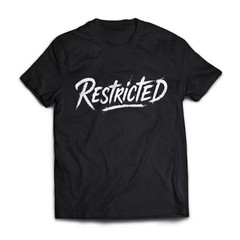 Restricted Edgy Grunge Comfort Colors Shirt