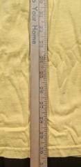 2 PLUMA Heavyweight Cotton Blank T-shirts Canary Yellow Vintage Tagless Size 2XL