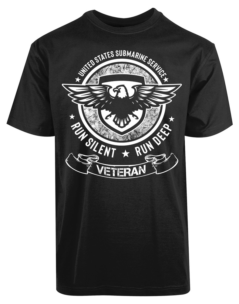 United States Submarine Service Veteran New Men’s Shirt Run Silent Run Deep Tees