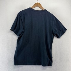 Uniqlo Blank Shirt Men’s medium Blue Navy Crewneck Heavyweight Thick Collar Crew