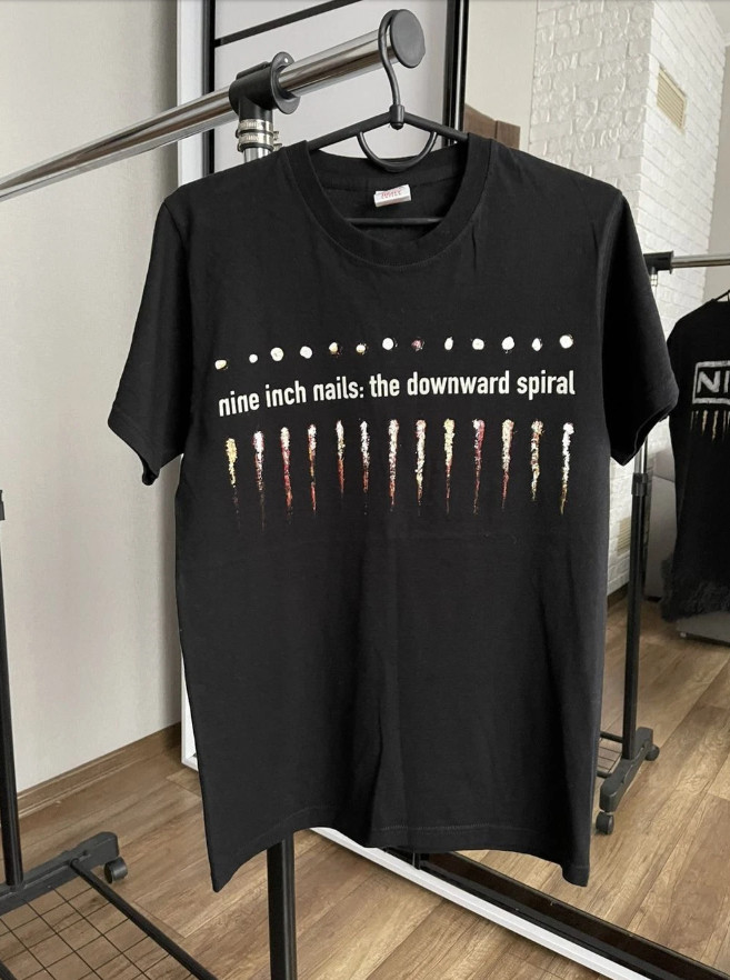 Nine Inch Nails The Downward Spiral 90s Black Unisex Tshirt Reprint S-5XL