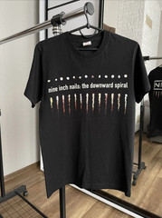 Nine Inch Nails The Downward Spiral 90s Black Unisex Tshirt Reprint S-5XL
