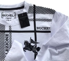 Men’s Long Sleeve Bucheli T Shirt,Italian Style,Cotton,Stretch S to XL….A11.A
