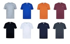 Mens Slazenger 100% Cotton V Neck T Shirt XS S M L XL XXL 3XL 4XL BNWT