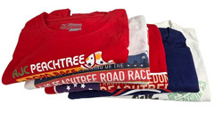 Peachtree Road Race T-Shirt Bundle Set of 5 2014, 2018, 2019 (2 Versions) & 2020