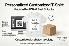 Couple Anniversary Gift Custom Name and Date 100% Cotton T-Shirt