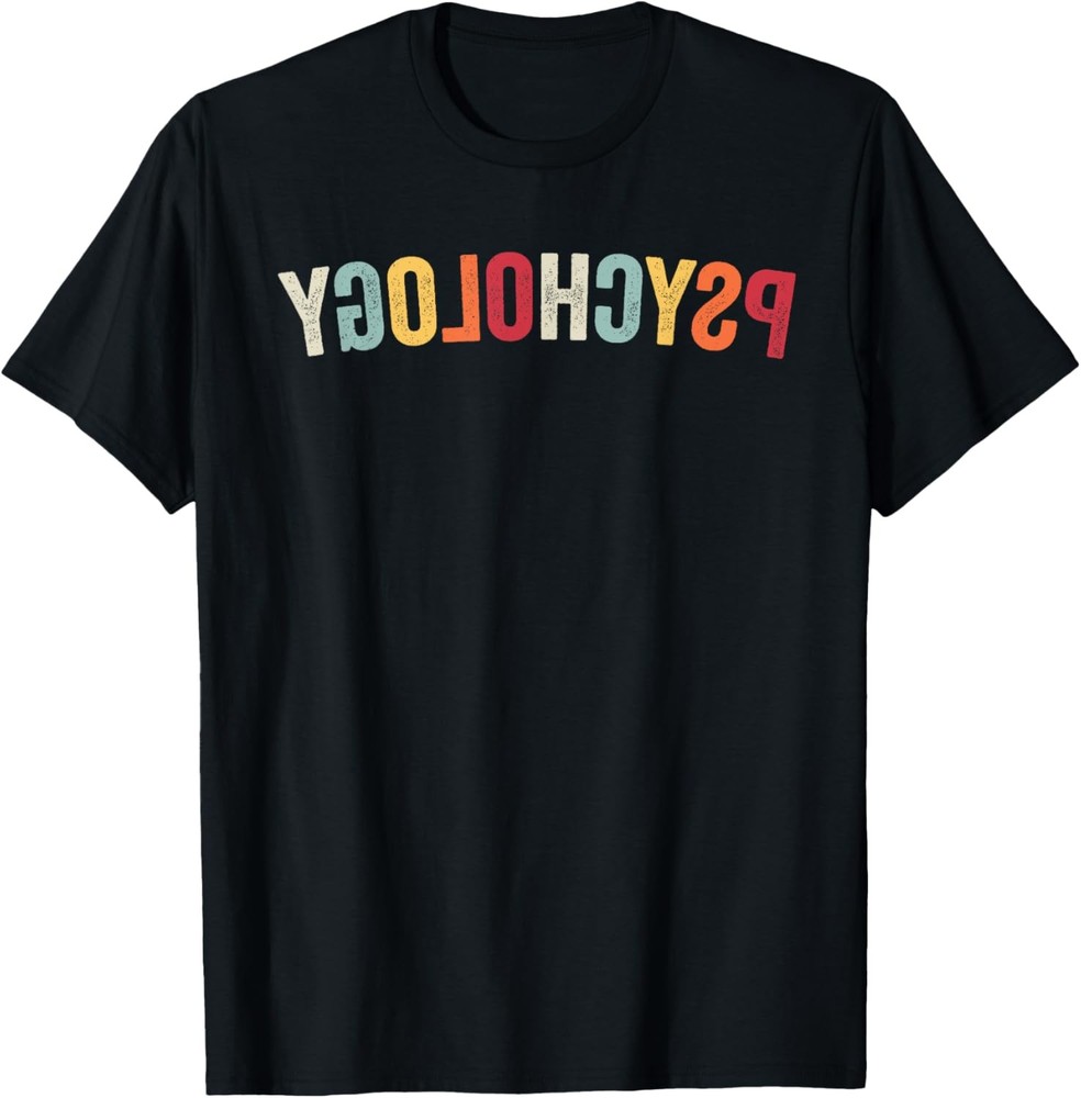 Reverse Psychology Funny Sarcastic Humor Vintage Retro T-Shirt