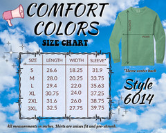 Comfort Colors Light Green Long Sleeve T-Shirt (NEW)