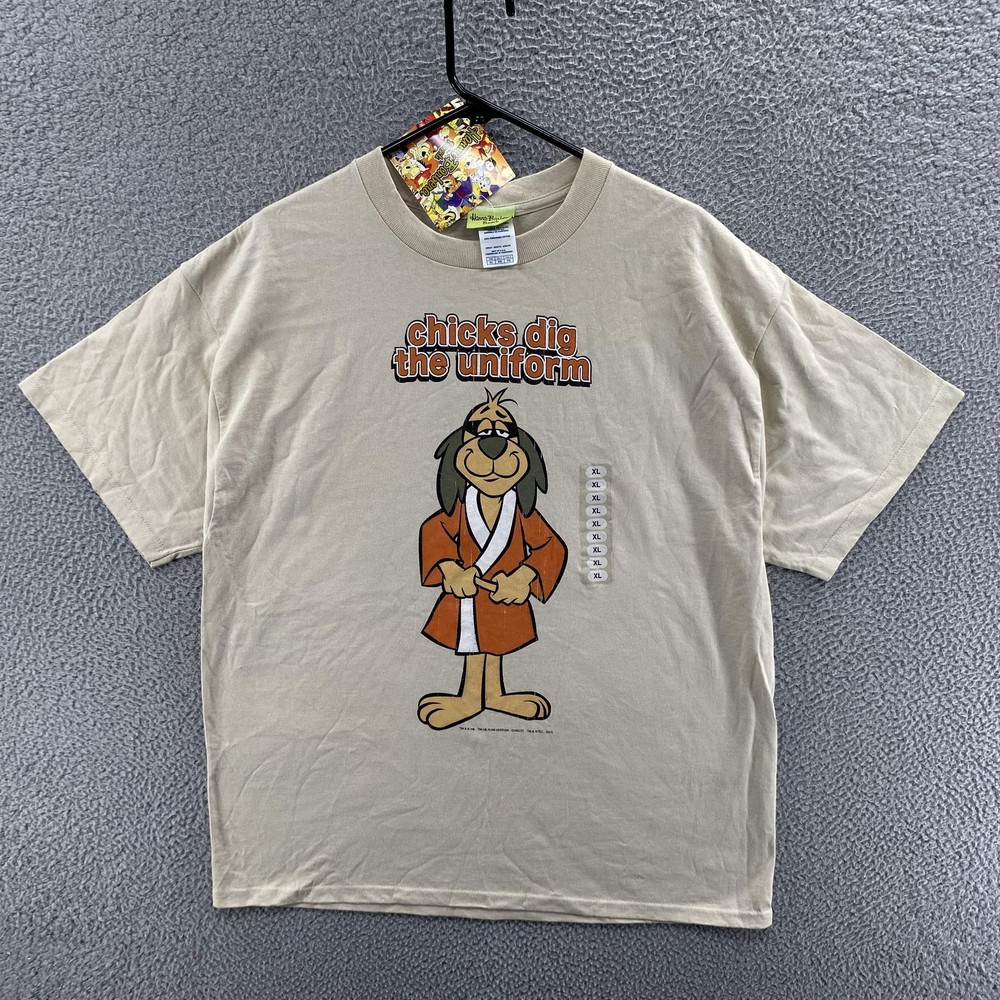 VINTAGE Hong Kong Phooey Shirt Mens Extra Large Hanna-Barbera Graphic Cartoon