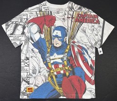 Captain America Marvel T-Shirt Mens Large New W/ Tag Comic Parachute Disney
