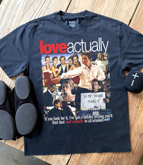 2003 Love Actually Movie T-Shirt Romantic Comedy Film Graphic Tee S-5XL
