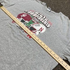 Step Ahead 2010 Big 12 Championship Oklahoma vs Nebraska T-Shirt Gray 2XL