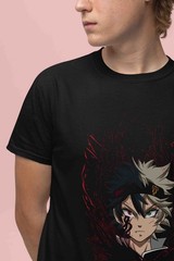 Black Clover Shirt Asta Tshirt Yuno T-Shirt Noelle Top Yami Luck Anime Demon Tee