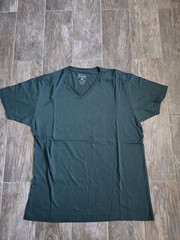 Fresh Clean Tees V Neck Large Green