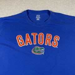 Florida Gators Shirt Adult Extra Large Blue College Football Embroidered Mens