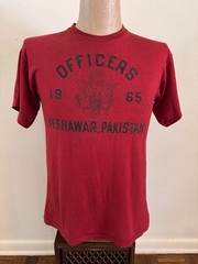 1960s Champion USAF Peshawar Pakistan Cold War Shirt Single Stitch L Vintage Tee
