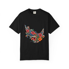 Psychedelic Hibiscus Manta Graphic Tee