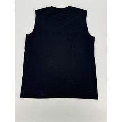 Rolling Stones No 9 Carnaby Logo Muscle Tank Top Black Cotton Mens Medium