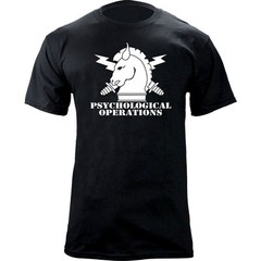 US Army Psychological Operations Branch Insignia Veteran Graphic T-Shirt