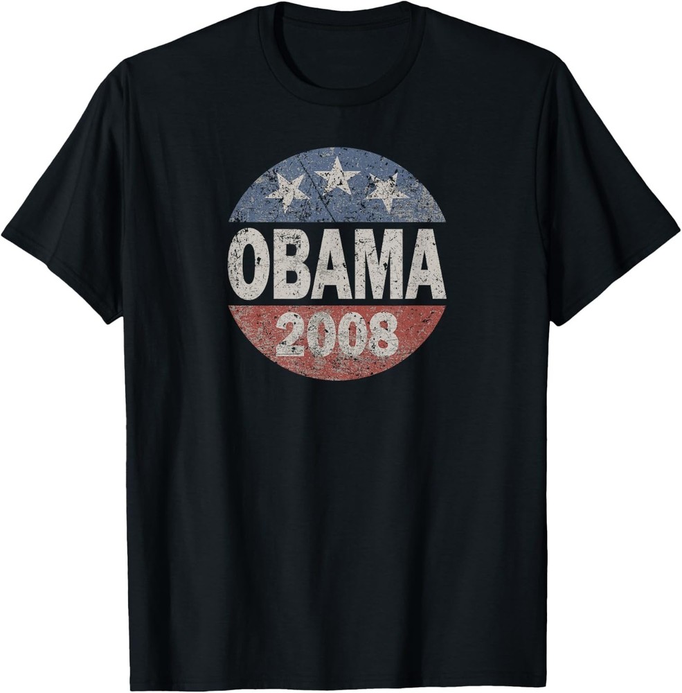 Vintage President Barack Obama 2008 Campaign T-Shirt