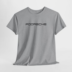 Poorsche T-Shirt Motorsport Apparel for Gearheads, Sports Car Lover Gift