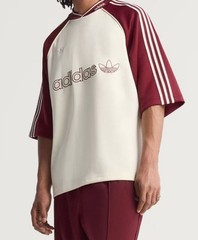 NEW MENS ADIDAS ORIGINALS OVERSIZE PREMIUM TREFOIL JERSEY SHIRT ~MEDIUM #JV7600