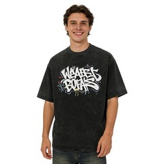 Mens Vintage Wash T Shirt Custom Front Back Print Personalized Photo Text Tee
