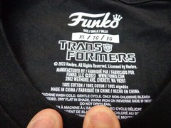 TRANSFORMERS Rise Of The Beast OPTIMUS Funko T-Shirt Size XL