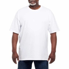 Kirkland Men’s 6-pack White 100% Cotton Crew Neck T-Shirts – FREE SHIPPING!