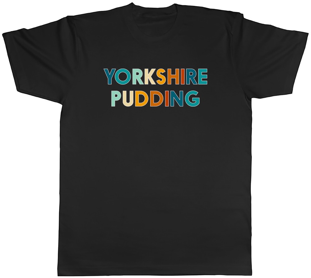 Yorkshire Pudding Mens T-Shirt Funny Proud Yorkshir British Tee Gift