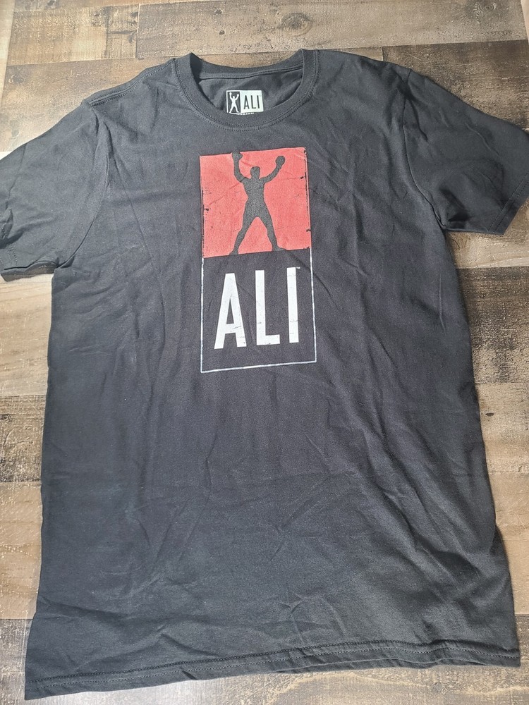 Muhammad Ali Black T Shirt Boxing Legend Sizes Medium, XL