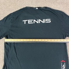 Ralph Lauren RLX Tennis Graphic T Shirt Championship Series Size Medium Black