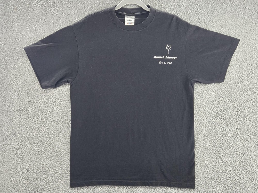 Shaka Wear Shirt Mens Large Black Braver Surrender Graphic Streetwear Cotton Tee