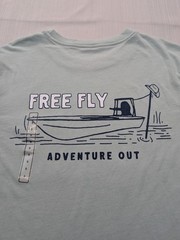 New Free Fly Lazy Tides Pocket Tee Mens Size Small TShirt Green